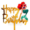 Mermaid Theme Birthday Cake Topper - Funzoop