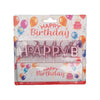 Metallic Happy Birthday Cake Candles Set - Pink - Funzoop