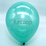 Metallic Latex Balloons Green Funzoop - The Party Shop