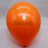 Metallic Latex Balloons Orange Funzoop - The Party Shop