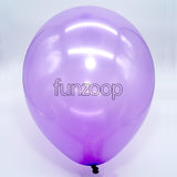 Metallic Latex Balloons Purple Funzoop - The Party Shop