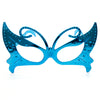 Metallic novelty party goggles with decorative frames, presented as a wearable photo prop for themed celebration portraits and group photographs.