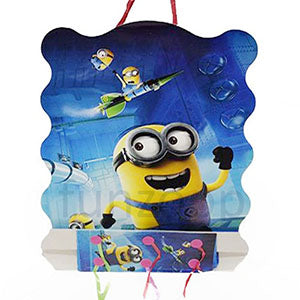 Minions Pull String Pinata /Khoi Bag - Funzoop
