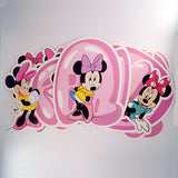 Minnie Mouse Theme Birthday Wall Decoration Banner Flags - Funzoop