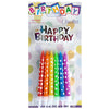 Mixed Polka Party Candles - Assorted Colors [12 Pcs] - Funzoop The Party Shop