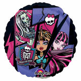 18" Monster High Group Theme Foil Balloon - Funzoop