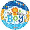 Baby Boy Foil Balloon for New Baby Arrival (New Baby Boy)  - Funzoop