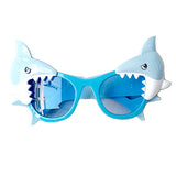 Blue shark themed novelty party goggles for ocean theme parties from Funzoop The Party Shop