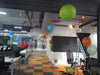 Office Inauguration for a Startup Company, in an event decoration layout for a themed celebration and party photographs.