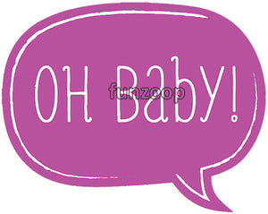 OH Baby Pink Photo Booth Placard [PBP204]