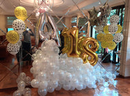 Over the Cloud Room Decor with Assorted Foil and Latex Balloons [BHR09]