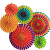 Party Paper Fans Assorted sold by Funzoop - The Party Shop