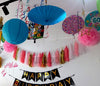 Paper Parasol Umbrella Paper Lantern Tassel Decor sold by Funzoop - The Party Shop