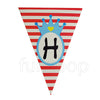 Party Flags Happy Birthday Chevron Flag - Funzoop