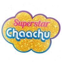 Superstar Chachu Photo Booth Placard - Funzoop