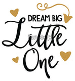 DREAM BIG Little One Photo Booth Placard - Funzoop