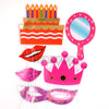 Photo Booth Stick Props Crown Cake Mirror Mask - Funzoop The Party Shop