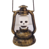 Pirate Haunters LED skull lantern with spooky pirate themed design from Funzoop The Party Shop
