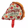 Pizza Shaped Birthday Foil Balloon - Funzoop