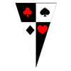 Poker Casino Theme Party Pennant Wall Banner - Funzoop