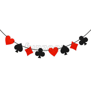 Poker/Casino Theme Party Wall Banner - Funzoop