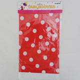 Polka Dots Plastic Table Cover - Assorted Colors - Funzoop