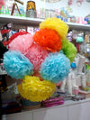 Pom Poms Bouquet Assorted Colors