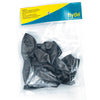 10" Premium Quality Latex Balloons - Solid BLACK-pack