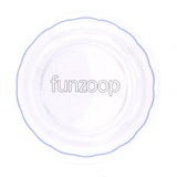 Round Acrylic Plate for Snacks/Dessert - Funzoop The Party Shop