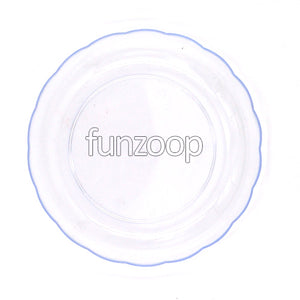 Round Acrylic Plate for Snacks/Dessert - Funzoop The Party Shop