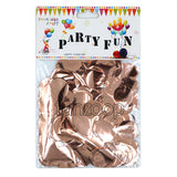 Round Aluminium Foil Rose Gold Confetti - Funzoop The Party Shop