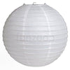 Round Paper Lanterns (White) sold by Funzoop - The Party Shop