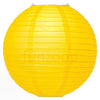 Round Paper Lanterns (Yellow) sold by Funzoop - The Party Shop