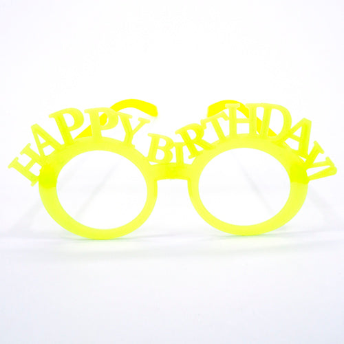 Rubber Party Goggle - Happy Birthday