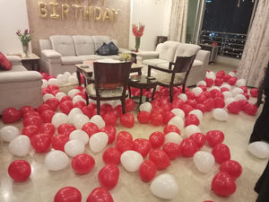 Scarlet & Ivory Birthday Room Styling [HD11]
