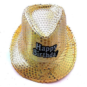 Sequin Fedora Jazz Hat Party Hat - Funzoop