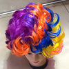 Short Curly Colorful Party Wig - Funzoop