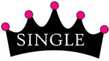 Single crown photo booth placard for bridal shower and wedding celebrations from Funzoop The Party Shop