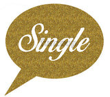 Single photo booth placard for wedding and bridal celebrations from Funzoop The Party Shop