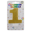 Sparkling number candle cake topper for birthday and anniversary celebrations from Funzoop The Party Shop