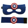 Superheroes Mask and Wrist Bands Set (Captain America) by Funzoop