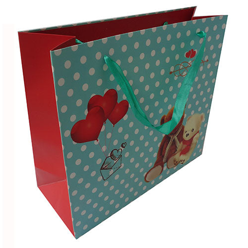 Teddy Bear Printed Paper Gift Bag (Medium) - Funzoop