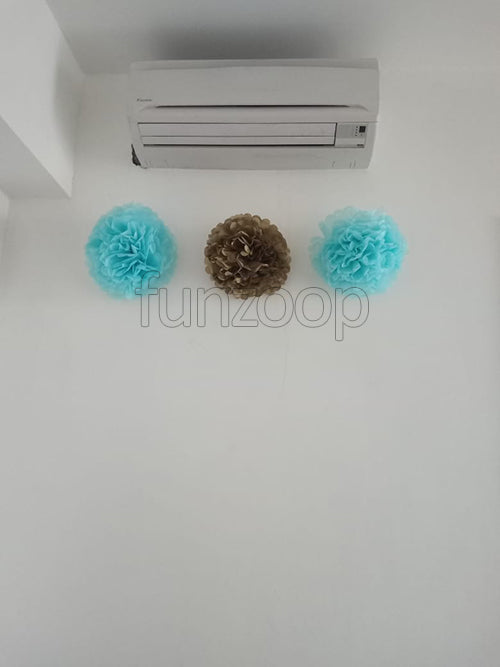 12" Tissue Paper Pom Pom - In Use 2