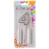 Topper Number Cake Candles [digit four] - Funzoop