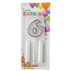 Topper Number Cake Candles [digit six] - Funzoop