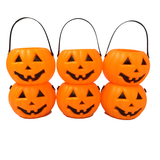 Trick or Treat Halloween candy buckets pack of 6 for collecting sweets and treats from Funzoop The Party Shop