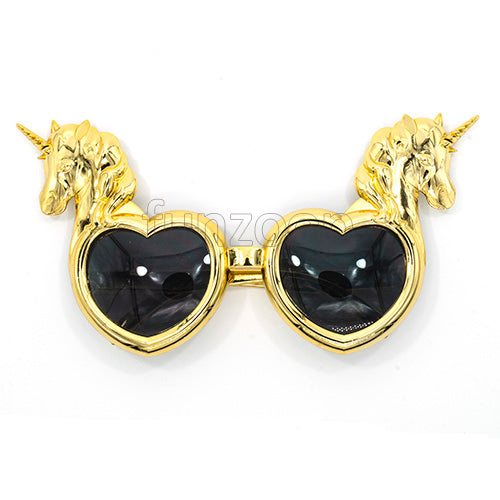 Unicorn Theme Metallic Party Goggles - Funzoop