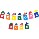 Welcome Home Colorful EVA Wall Banner - Funzoop The Party Shop